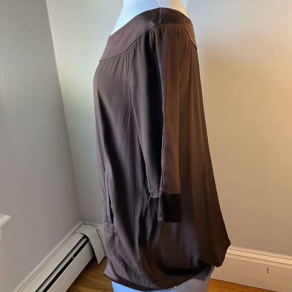 Diane Von Furstenberg Peggy Dress, 6. Chocolate brown. Pockets! - Picture 16 of 16